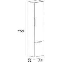  Cezares Шкаф-пенал 55183 - Превью изображения №4 — Интернет-магазин Time-Shop