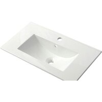  ЗОВ Тумба с умывальником Дион 80 D80LWP0M9003MKV5-OL80 (белый матовый) - Превью изображения №3 — Интернет-магазин Time-Shop