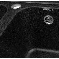 Кухонная мойка Gerhans C02 (черный) - Превью изображения №5 — Интернет-магазин Time-Shop