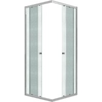 Душевой уголок Niagara Eco NG-1010-14QMT 100x100x190 (хром/стекло матовое) - Превью изображения №2 — Интернет-магазин Time-Shop