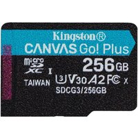 Карта памяти Kingston Canvas Go! Plus microSDXC 256GB SDCG3/256GB (с адаптером) - Превью изображения №2 — Интернет-магазин Time-Shop
