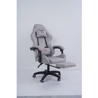 Игровое (геймерское) кресло Calviano 1584 (велюр, серый) - Превью изображения №2 — Интернет-магазин Time-Shop