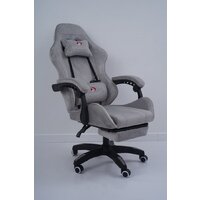 Игровое (геймерское) кресло Calviano 1584 (велюр, серый) - Превью изображения №15 — Интернет-магазин Time-Shop