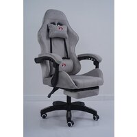 Игровое (геймерское) кресло Calviano 1584 (велюр, серый) - Превью изображения №18 — Интернет-магазин Time-Shop