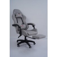 Игровое (геймерское) кресло Calviano 1584 (велюр, серый) - Превью изображения №14 — Интернет-магазин Time-Shop