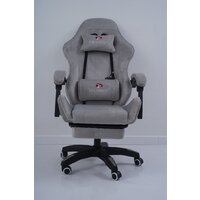 Игровое (геймерское) кресло Calviano 1584 (велюр, серый) - Превью изображения №17 — Интернет-магазин Time-Shop