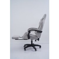 Игровое (геймерское) кресло Calviano 1584 (велюр, серый) - Превью изображения №6 — Интернет-магазин Time-Shop