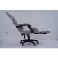 Игровое (геймерское) кресло Calviano 1584 (велюр, серый) - Превью изображения №12 — Интернет-магазин Time-Shop