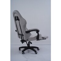 Игровое (геймерское) кресло Calviano 1584 (велюр, серый) - Превью изображения №10 — Интернет-магазин Time-Shop