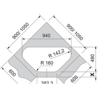 Кухонная мойка Franke Antea AZG 661-E (миндаль) - Превью изображения №3 — Интернет-магазин Time-Shop