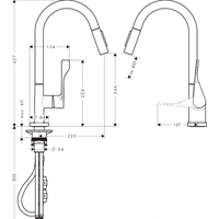 Смеситель Axor Citterio 39835000 - Превью изображения №2 — Интернет-магазин Time-Shop