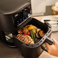 Аэрогриль (аэрофритюрница) Braun MultiFry 5 Air Fryer 3-i-n1 HF5075IBK - Превью изображения №7 — Интернет-магазин Time-Shop
