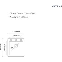 Кухонная мойка Oltens Gravan 72001300 - Превью изображения №2 — Интернет-магазин Time-Shop