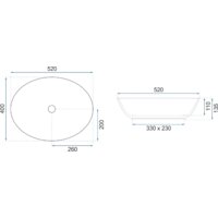 Умывальник Rea Margot (золотистый/синий) - Превью изображения №6 — Интернет-магазин Time-Shop