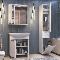  Vigo Шкаф с зеркало Callao 700 (левый, белый) - Превью изображения №6 — Интернет-магазин Time-Shop