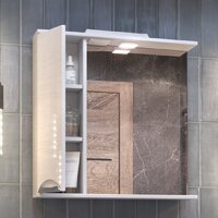  Vigo Шкаф с зеркало Callao 700 (левый, белый) - Превью изображения №4 — Интернет-магазин Time-Shop