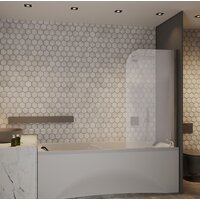 Стеклянная шторка для ванны Roxen Brimen 52010-80 80х140 - Превью изображения №3 — Интернет-магазин Time-Shop