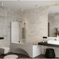 Стеклянная шторка для ванны Roxen Brimen 52010-80 80х140 - Превью изображения №4 — Интернет-магазин Time-Shop