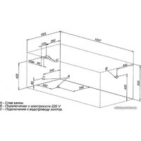 Ванна Aquanet Extra 150x70 - Превью изображения №6 — Интернет-магазин Time-Shop