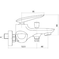 Смеситель Cersanit Mayo S951-013 - Превью изображения №2 — Интернет-магазин Time-Shop