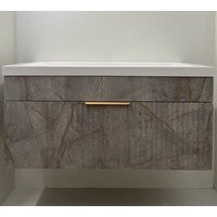  Garda Тумба под умывальник Onda 106Н-750_PVC 09.106н.750.PVC (золотой мрамор) - Превью изображения №2 — Интернет-магазин Time-Shop