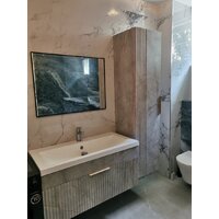  Garda Тумба под умывальник Onda 106Н-750_PVC 09.106н.750.PVC (золотой мрамор) - Превью изображения №3 — Интернет-магазин Time-Shop