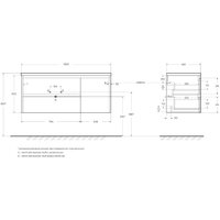  BelBagno Тумба под умывальник Kraft KRAFT-1200-2C-1A-SO-CG-L - Превью изображения №3 — Интернет-магазин Time-Shop