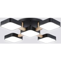 Ambrella light FL4883/5 BK/WD (черный/дерево)