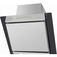 Кухонная вытяжка MAUNFELD Gloria 60 (нержавеющая сталь/черное стекло) - Превью изображения №2 — Интернет-магазин Time-Shop