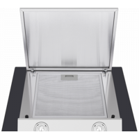 Кухонная вытяжка MAUNFELD Gloria 60 (нержавеющая сталь/черное стекло) - Превью изображения №4 — Интернет-магазин Time-Shop