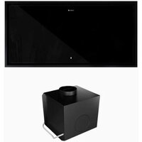 Кухонная вытяжка Globalo Novelti 100.1 Black + Turbina TW 3.1 - Превью изображения №2 — Интернет-магазин Time-Shop