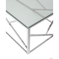 Журнальный столик Stool Group Арт Деко 120x60 ECT-015 (прозрачное стекло/сталь серебристый) - Превью изображения №2 — Интернет-магазин Time-Shop