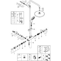 Душевая система  Grohe Vitalio Start 26677001 - Превью изображения №5 — Интернет-магазин Time-Shop