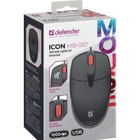 Мышь Defender Icon MB-057 (черный) - Превью изображения №4 — Интернет-магазин Time-Shop
