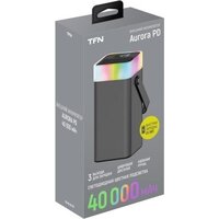 Внешний аккумулятор TFN Apollo RGB 22.5W 40000mAh (серый) - Превью изображения №4 — Интернет-магазин Time-Shop