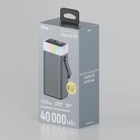 Внешний аккумулятор TFN Apollo RGB 22.5W 40000mAh (серый) - Превью изображения №6 — Интернет-магазин Time-Shop