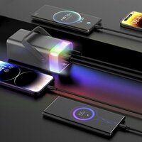 Внешний аккумулятор TFN Apollo RGB 22.5W 40000mAh (серый) - Превью изображения №5 — Интернет-магазин Time-Shop