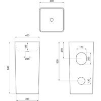Умывальник Wellsee Callipy Art 338904000 - Превью изображения №9 — Интернет-магазин Time-Shop