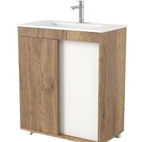 Дабер Тумба под умывальник 013 70 Т13.7.0.21 (дуб галифакс/белый)