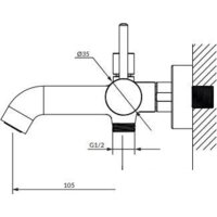Смеситель Omnires Y Y1230CR - Превью изображения №2 — Интернет-магазин Time-Shop