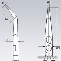Круглогубцы Knipex 26 26 200 - Превью изображения №2 — Интернет-магазин Time-Shop