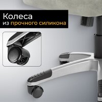 Офисное кресло Mio Tesoro Изотта AF-C7322V (серый) - Превью изображения №7 — Интернет-магазин Time-Shop