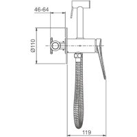 Гигиенический душ Gappo G7210-9 - Превью изображения №2 — Интернет-магазин Time-Shop