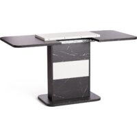 Кухонный стол TetChair Smart 105-140x68.6х75 (мрамор блэк роял/белый) - Превью изображения №6 — Интернет-магазин Time-Shop