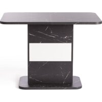 Кухонный стол TetChair Smart 105-140x68.6х75 (мрамор блэк роял/белый) - Превью изображения №2 — Интернет-магазин Time-Shop
