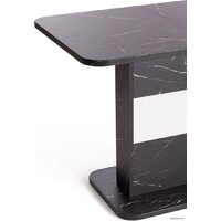 Кухонный стол TetChair Smart 105-140x68.6х75 (мрамор блэк роял/белый) - Превью изображения №8 — Интернет-магазин Time-Shop