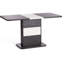 Кухонный стол TetChair Smart 105-140x68.6х75 (мрамор блэк роял/белый) - Превью изображения №4 — Интернет-магазин Time-Shop