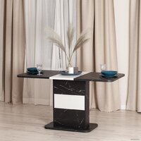 Кухонный стол TetChair Smart 105-140x68.6х75 (мрамор блэк роял/белый) - Превью изображения №12 — Интернет-магазин Time-Shop
