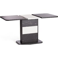 Кухонный стол TetChair Smart 105-140x68.6х75 (мрамор блэк роял/белый) - Превью изображения №5 — Интернет-магазин Time-Shop