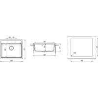 Кухонная мойка ZorG Rock 60 Premium beige - Превью изображения №5 — Интернет-магазин Time-Shop